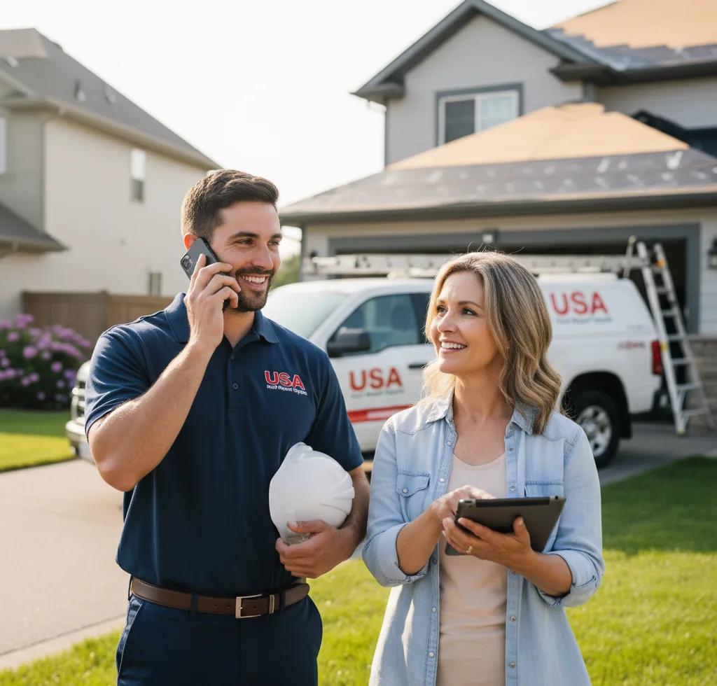 USA Roof Repair Experts customer support in Bridgman